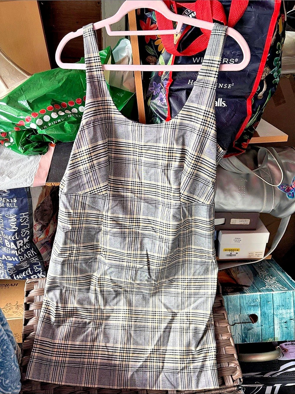 Banana Republic Women'Small Plaid Mini Dress Size Small